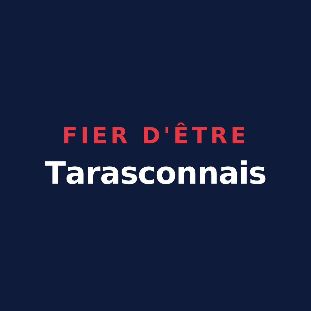T-shirt « Fier d'être Tarasconnais » — design pour Tarascon-sur-Ariège