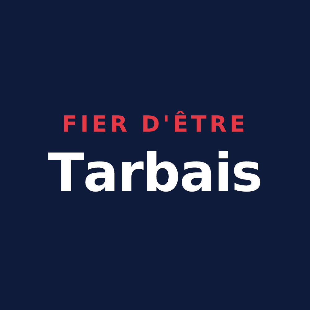 T-shirt « Fier d'être Tarbais » — design pour Tarbes
