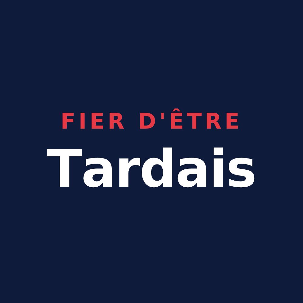 T-shirt « Fier d'être Tardais » — design pour Tardes