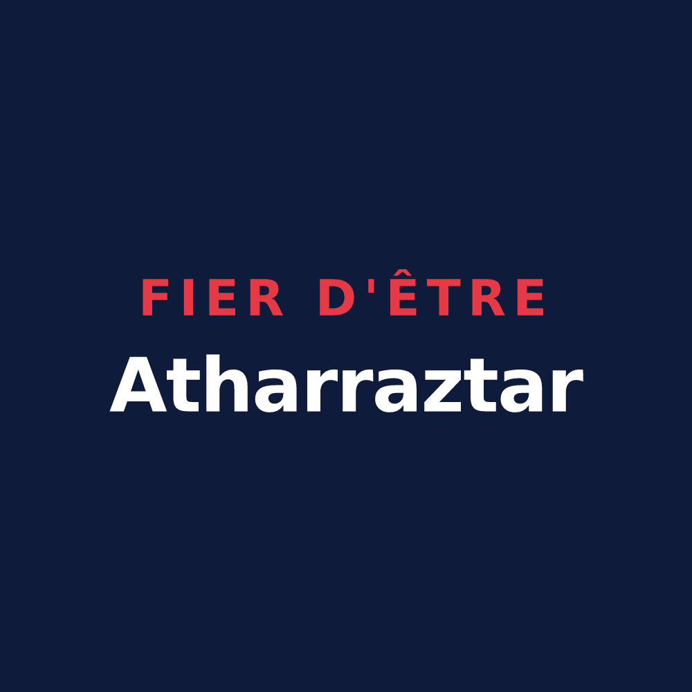 T-shirt « Fier d'être Atharraztar » — design pour Tardets-Sorholus