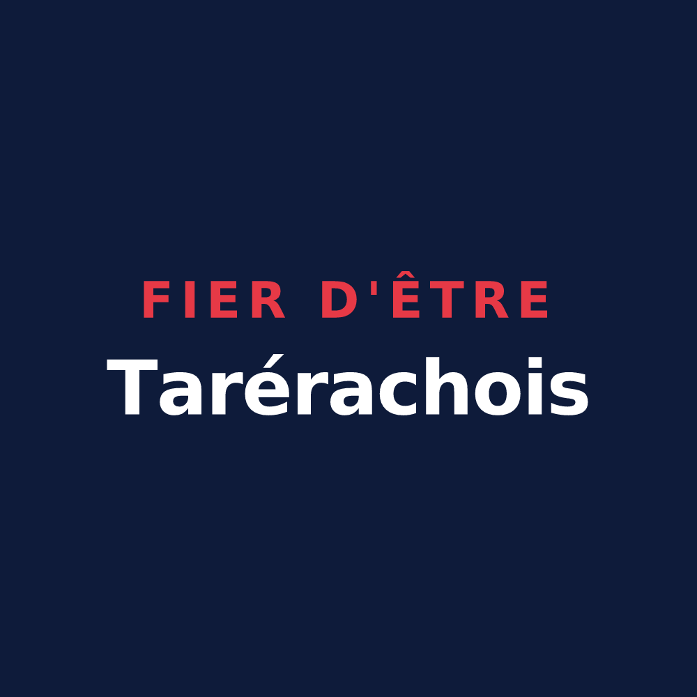 T-shirt « Fier d'être Tarérachois » — design pour Tarerach