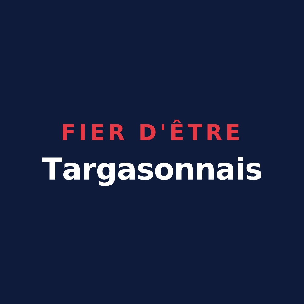 T-shirt « Fier d'être Targasonnais » — design pour Targasonne