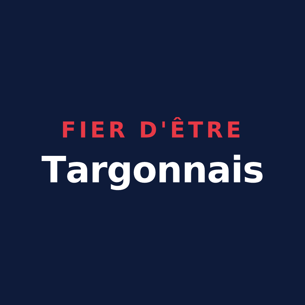 T-shirt « Fier d'être Targonnais » — design pour Targon