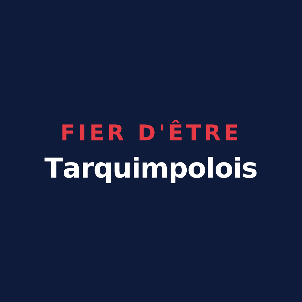 T-shirt « Fier d'être Tarquimpolois » — design pour Tarquimpol