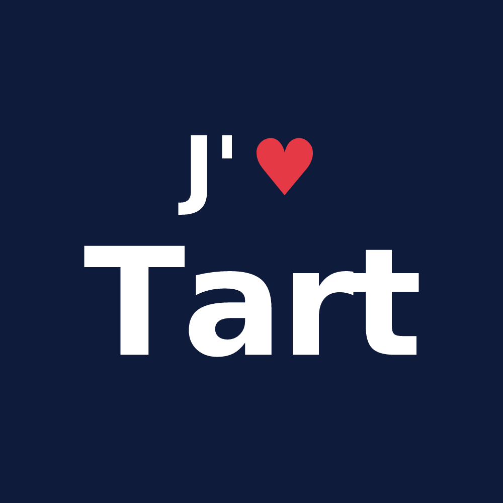 T-shirt personnalisé Tart — design J'aime Tart
