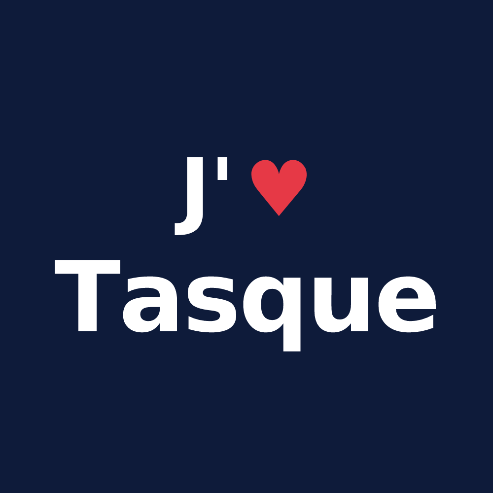 T-shirt personnalisé Tasque — design J'aime Tasque