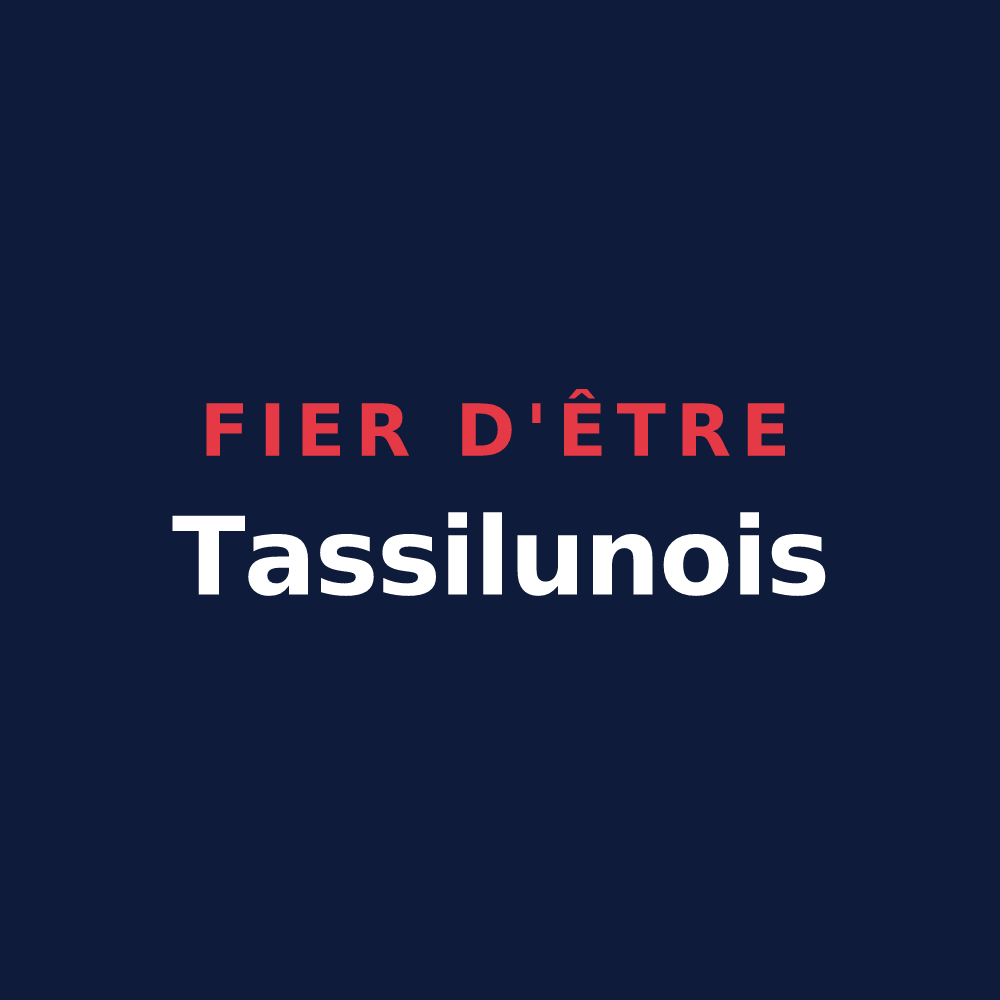 T-shirt « Fier d'être Tassilunois » — design pour Tassin-la-Demi-Lune