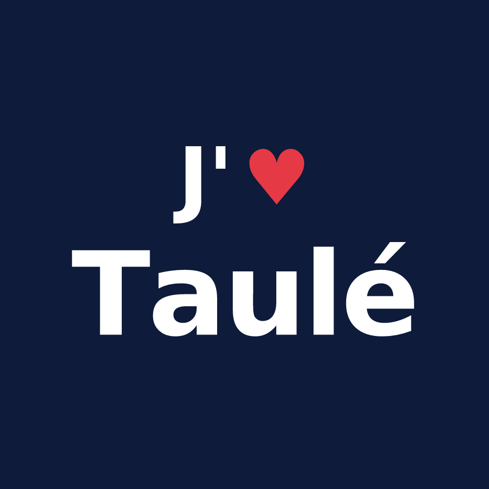 T-shirt personnalisé Taulé — design J'aime Taulé