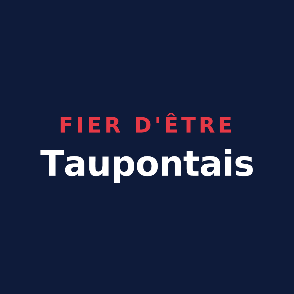 T-shirt « Fier d'être Taupontais » — design pour Taupont