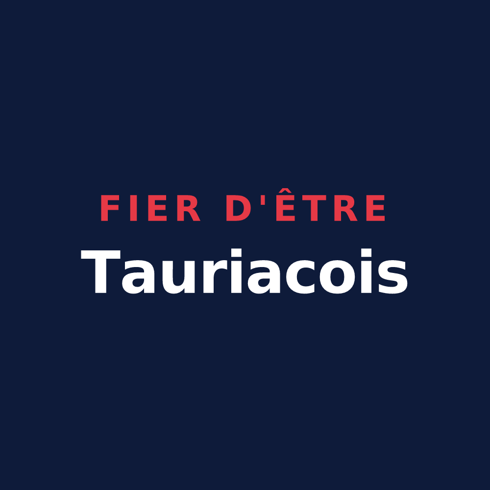 T-shirt « Fier d'être Tauriacois » — design pour Tauriac