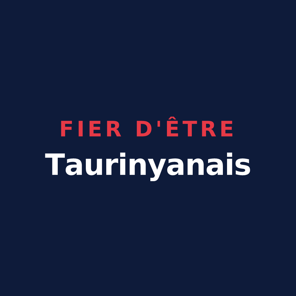 T-shirt « Fier d'être Taurinyanais » — design pour Taurinya