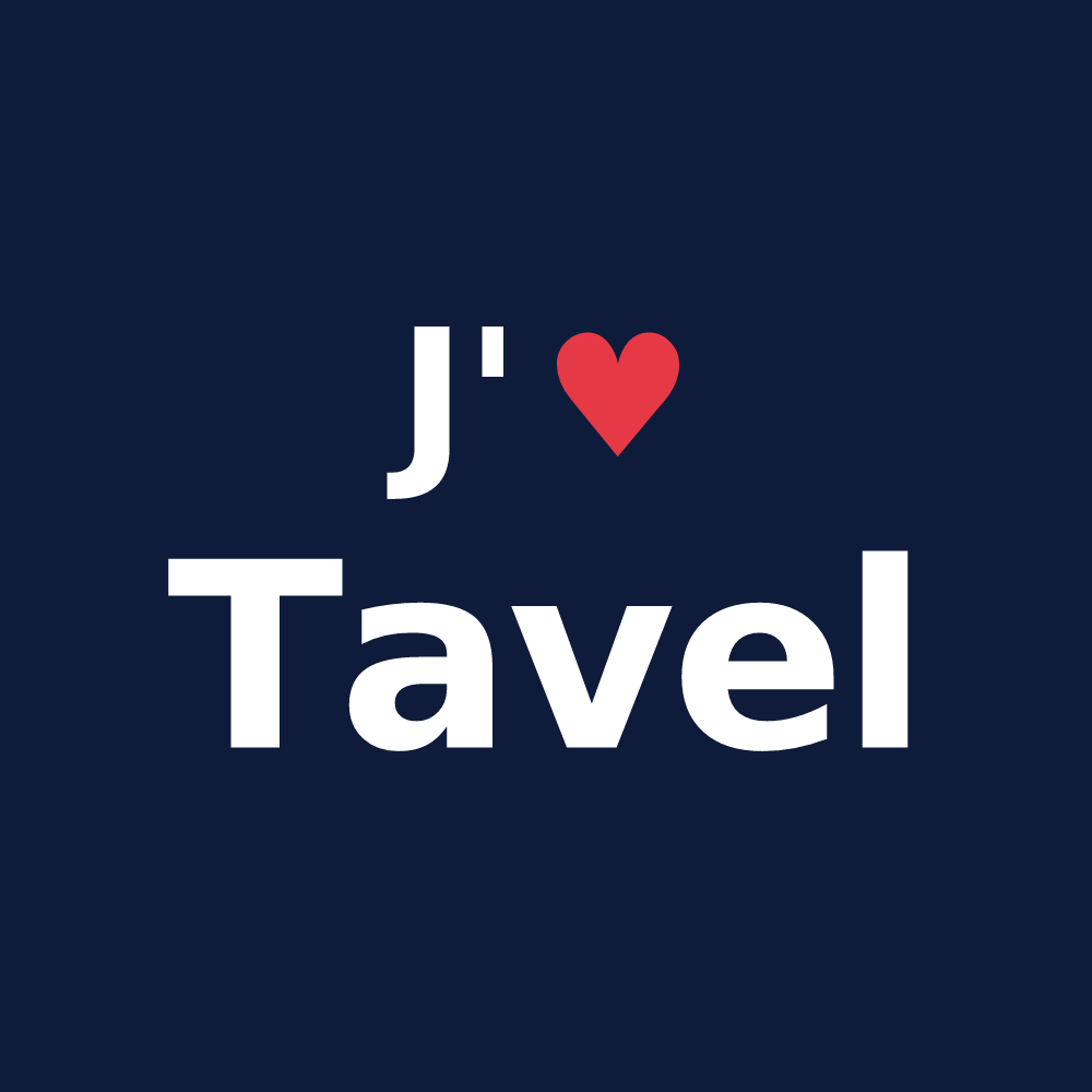 T-shirt personnalisé Tavel — design J'aime Tavel