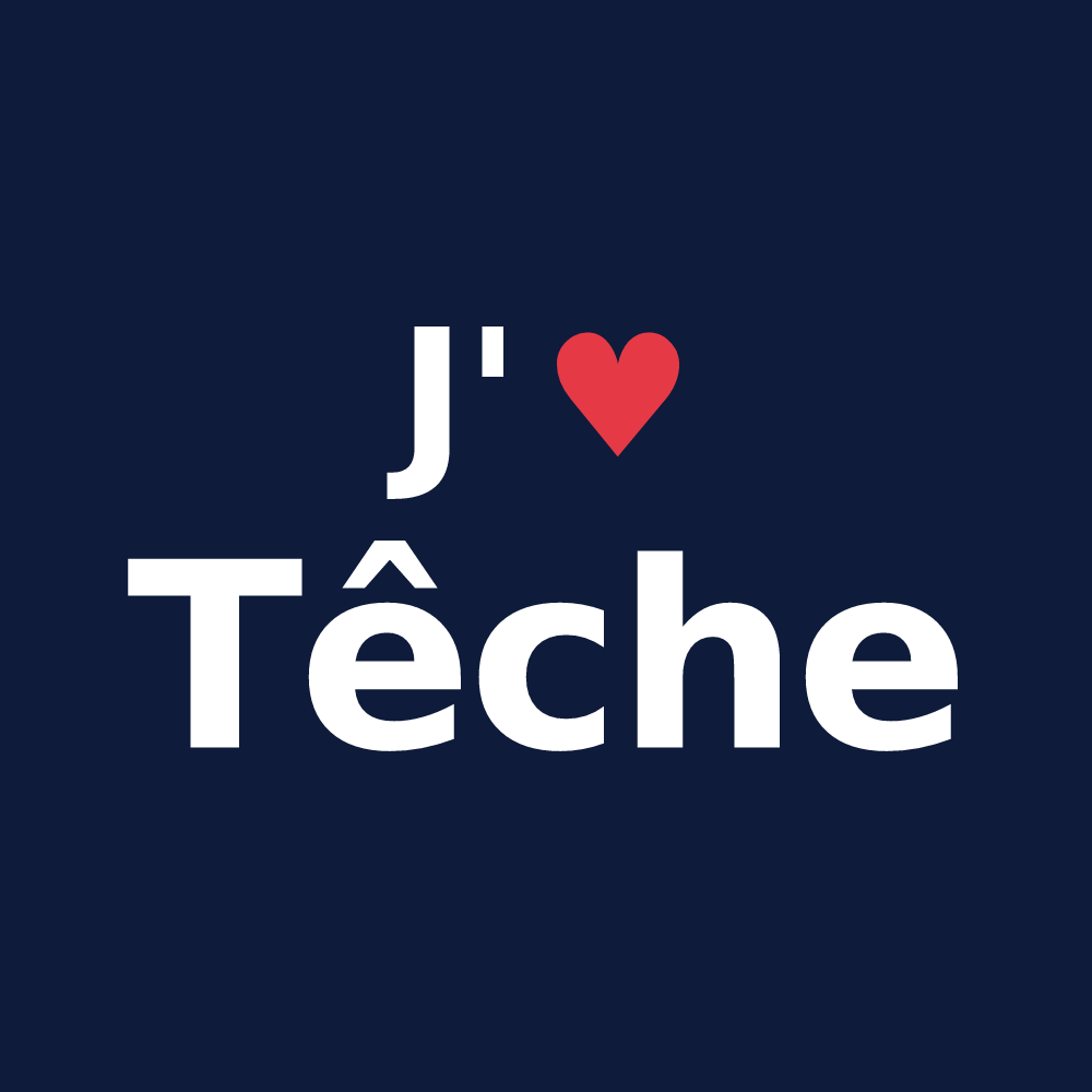 T-shirt personnalisé Têche — design J'aime Têche