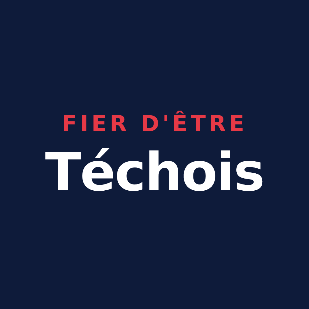 T-shirt « Fier d'être Téchois » — design pour Têche