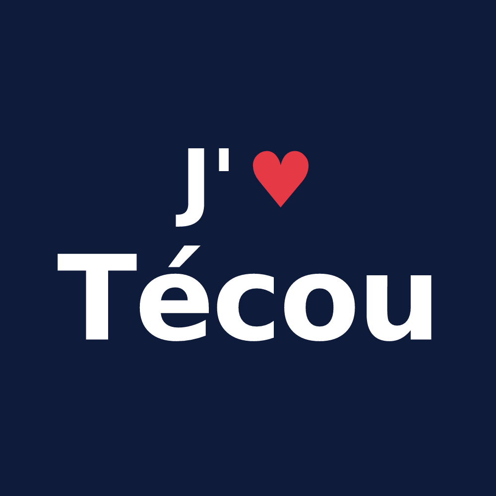 T-shirt personnalisé Técou — design J'aime Técou