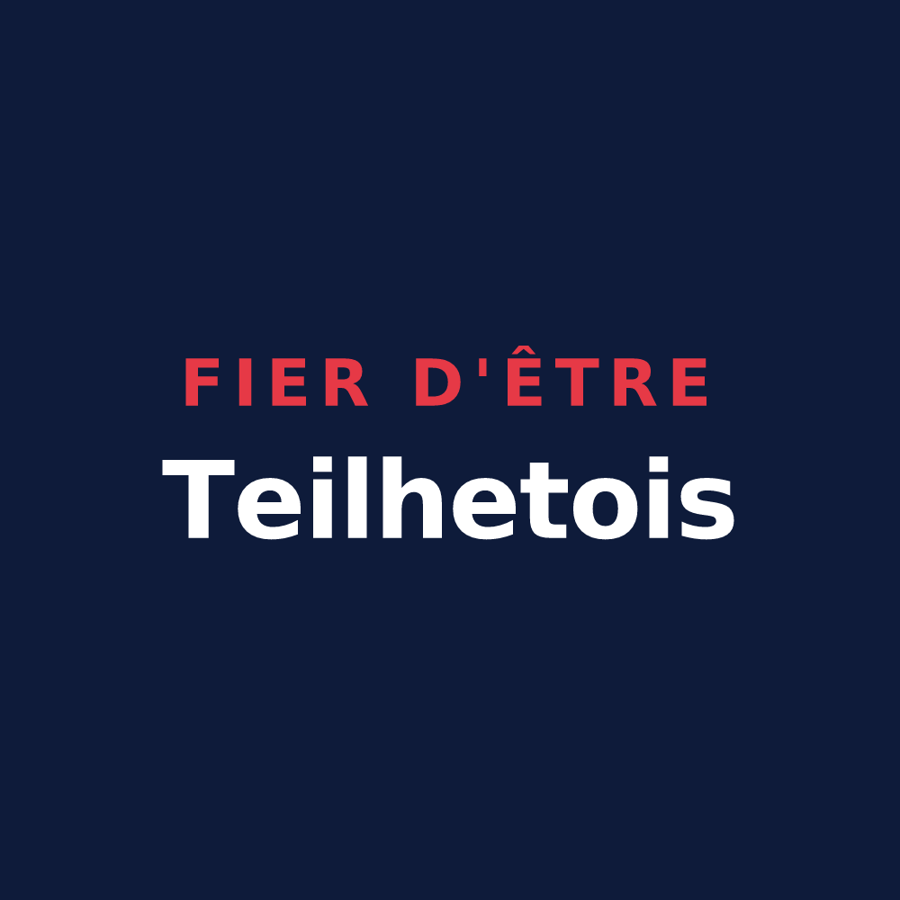 T-shirt « Fier d'être Teilhetois » — design pour Teilhet