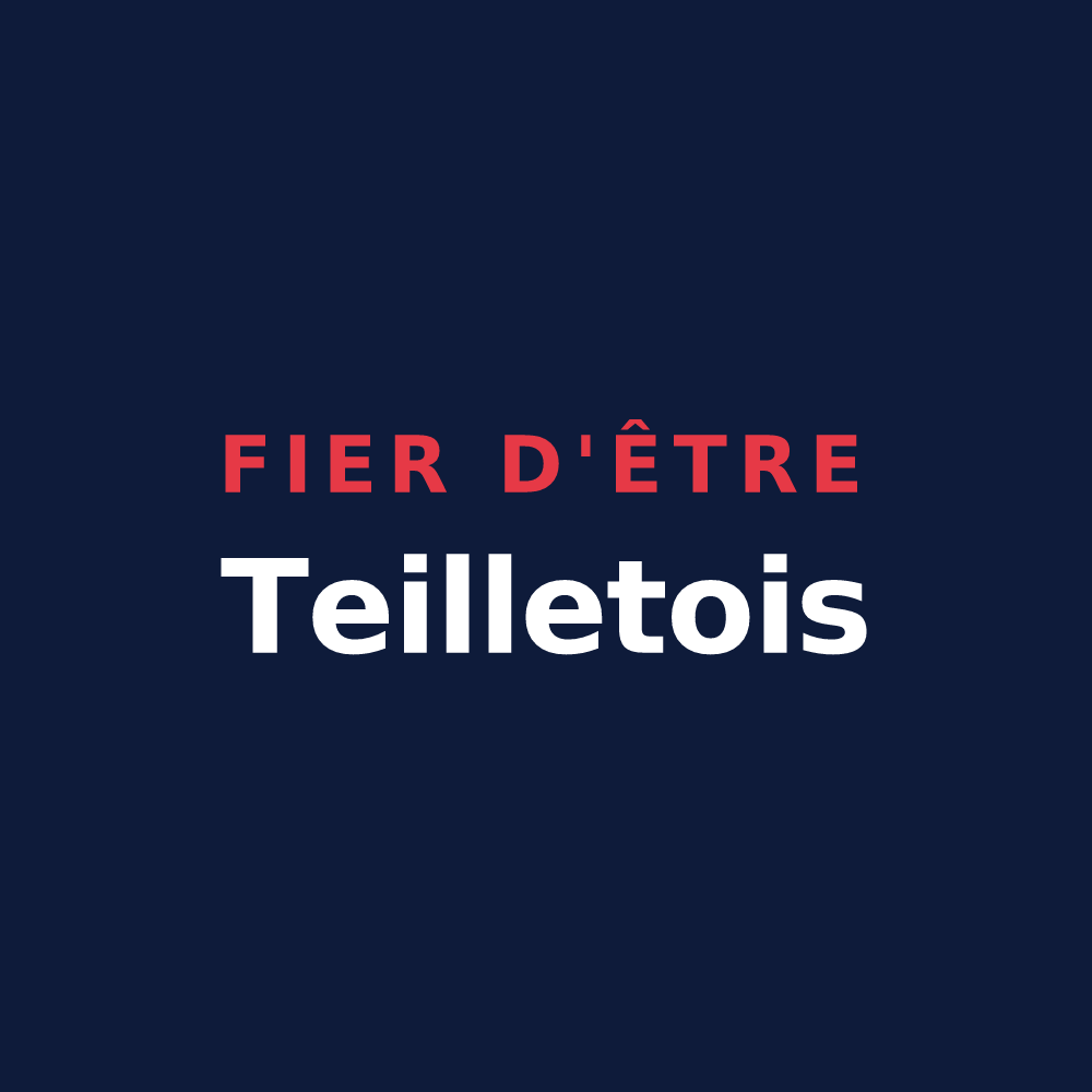 T-shirt « Fier d'être Teilletois » — design pour Teillet