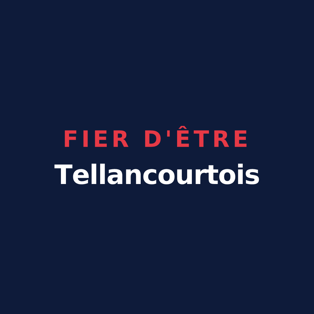 T-shirt « Fier d'être Tellancourtois » — design pour Tellancourt