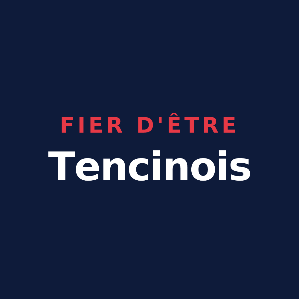 T-shirt « Fier d'être Tencinois » — design pour Tencin