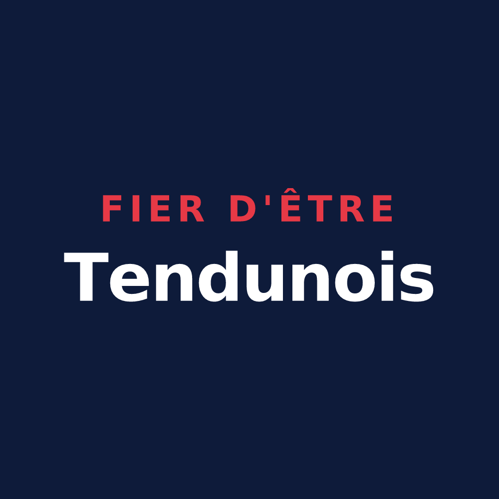 T-shirt « Fier d'être Tendunois » — design pour Tendu