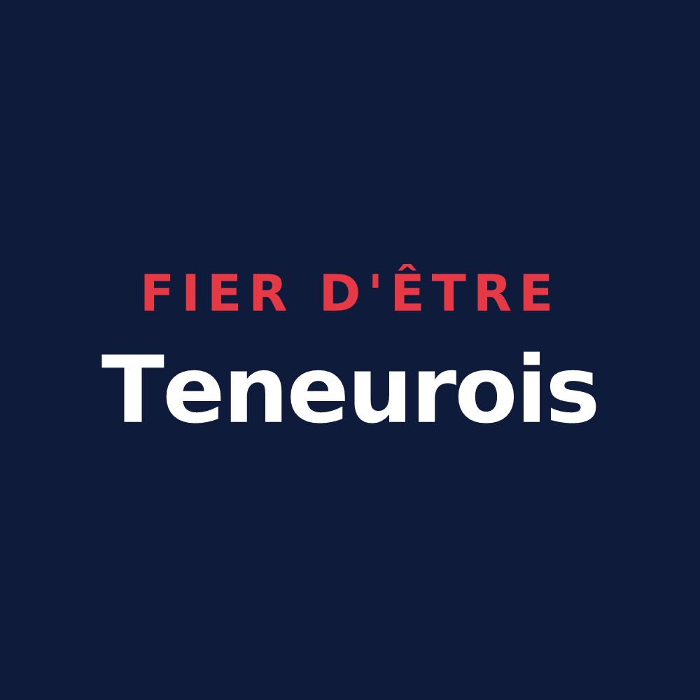 T-shirt « Fier d'être Teneurois » — design pour Teneur
