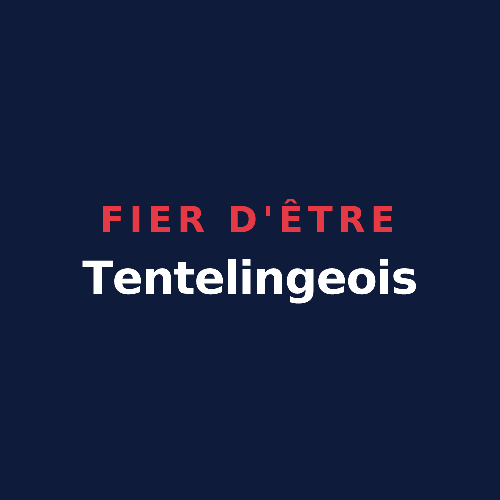 T-shirt « Fier d'être Tentelingeois » — design pour Tenteling