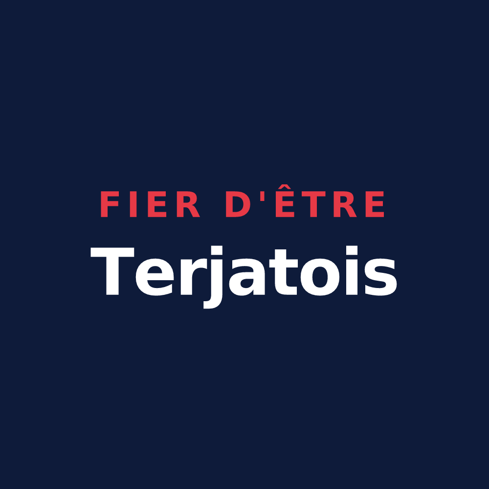 T-shirt « Fier d'être Terjatois » — design pour Terjat