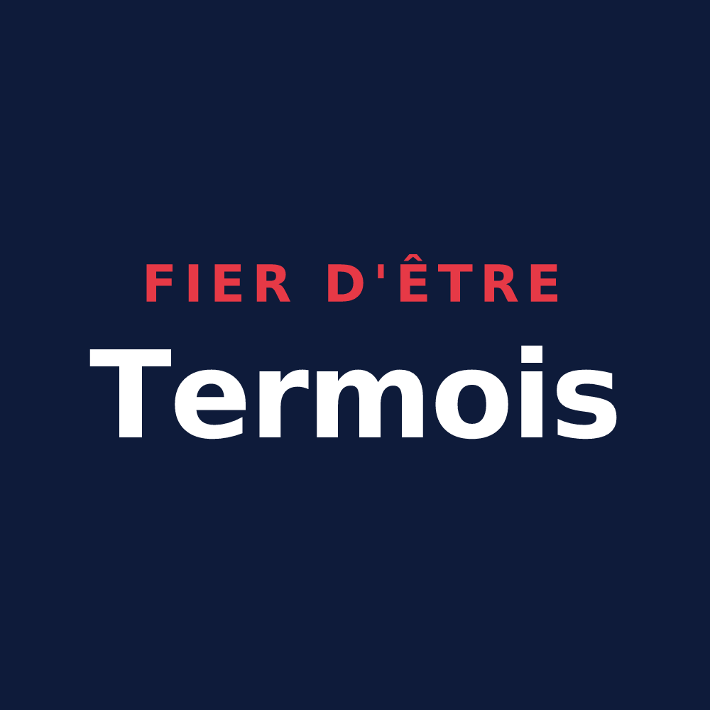 T-shirt « Fier d'être Termois » — design pour Termes