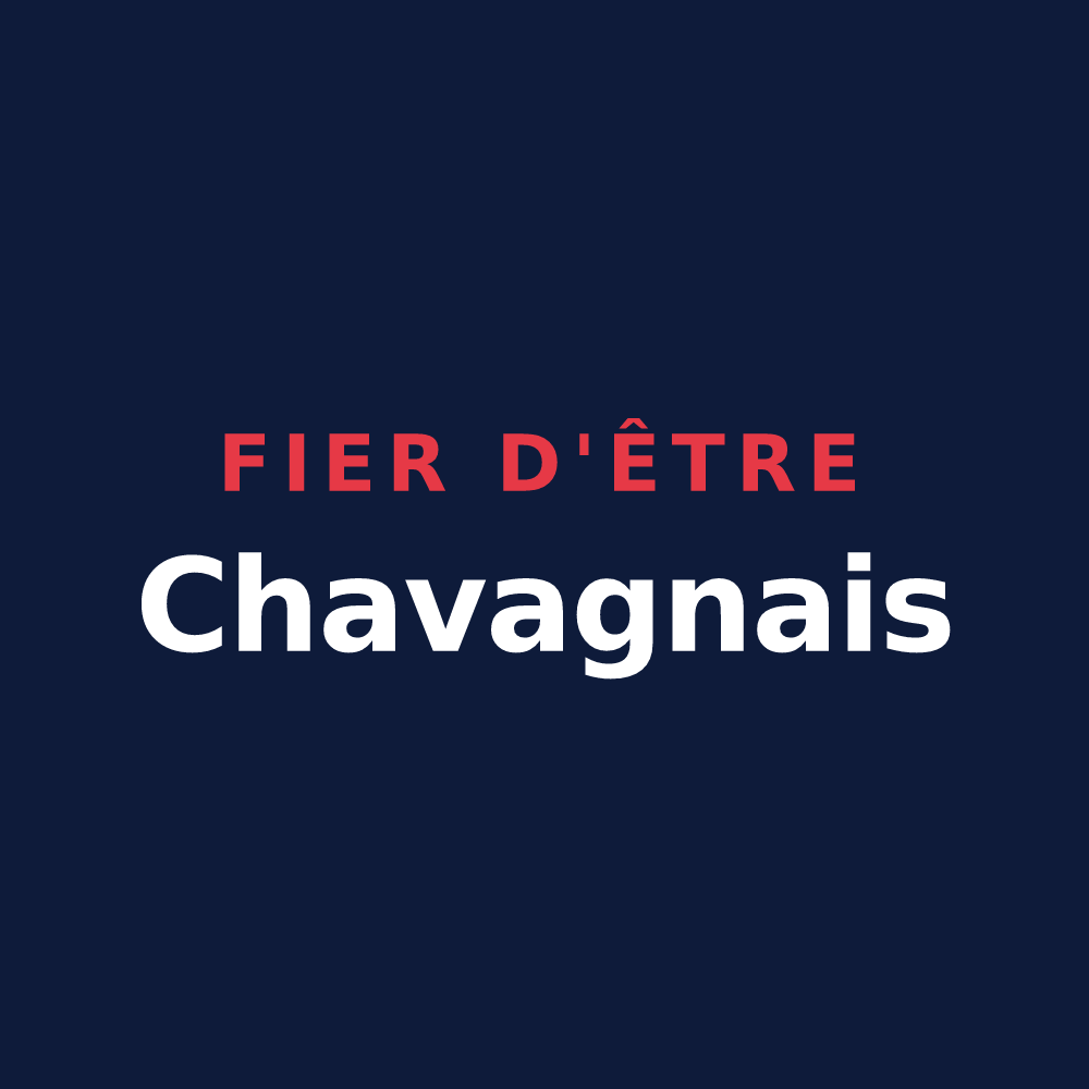 T-shirt « Fier d'être Chavagnais » — design pour Terranjou