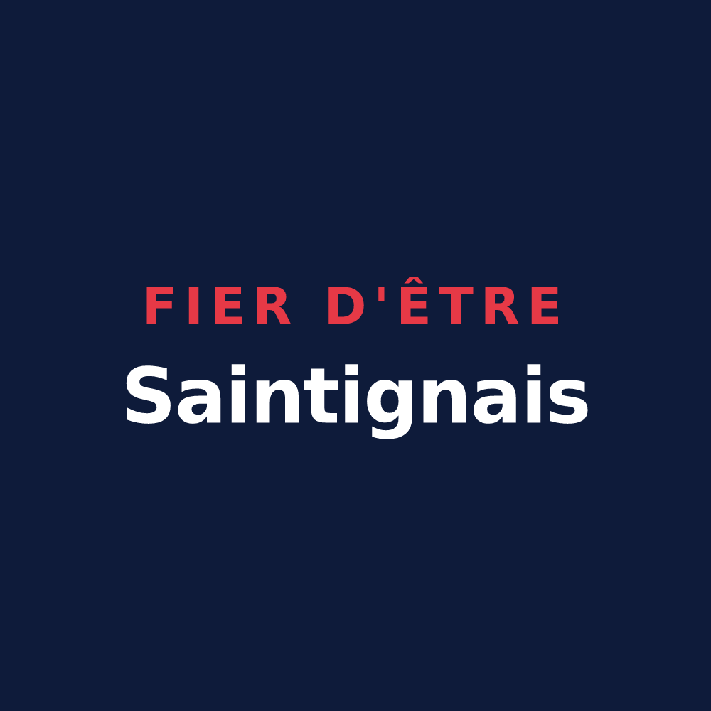 T-shirt « Fier d'être Saintignais » — design pour Terre-et-Marais