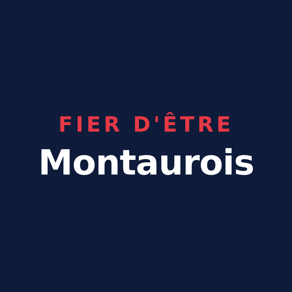 T-shirt « Fier d'être Montaurois » — design pour Terres de Bord