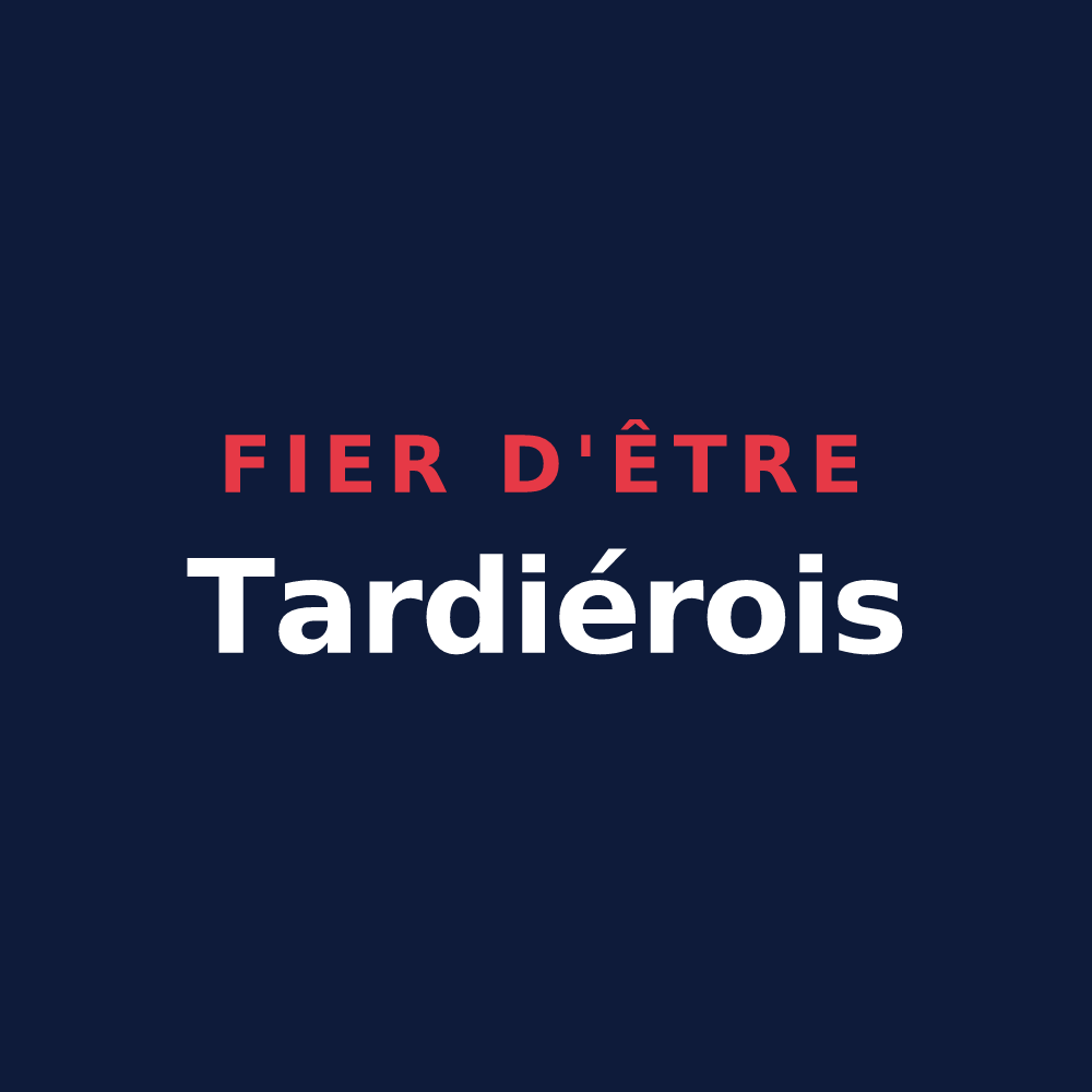 T-shirt « Fier d'être Tardiérois » — design pour Terval