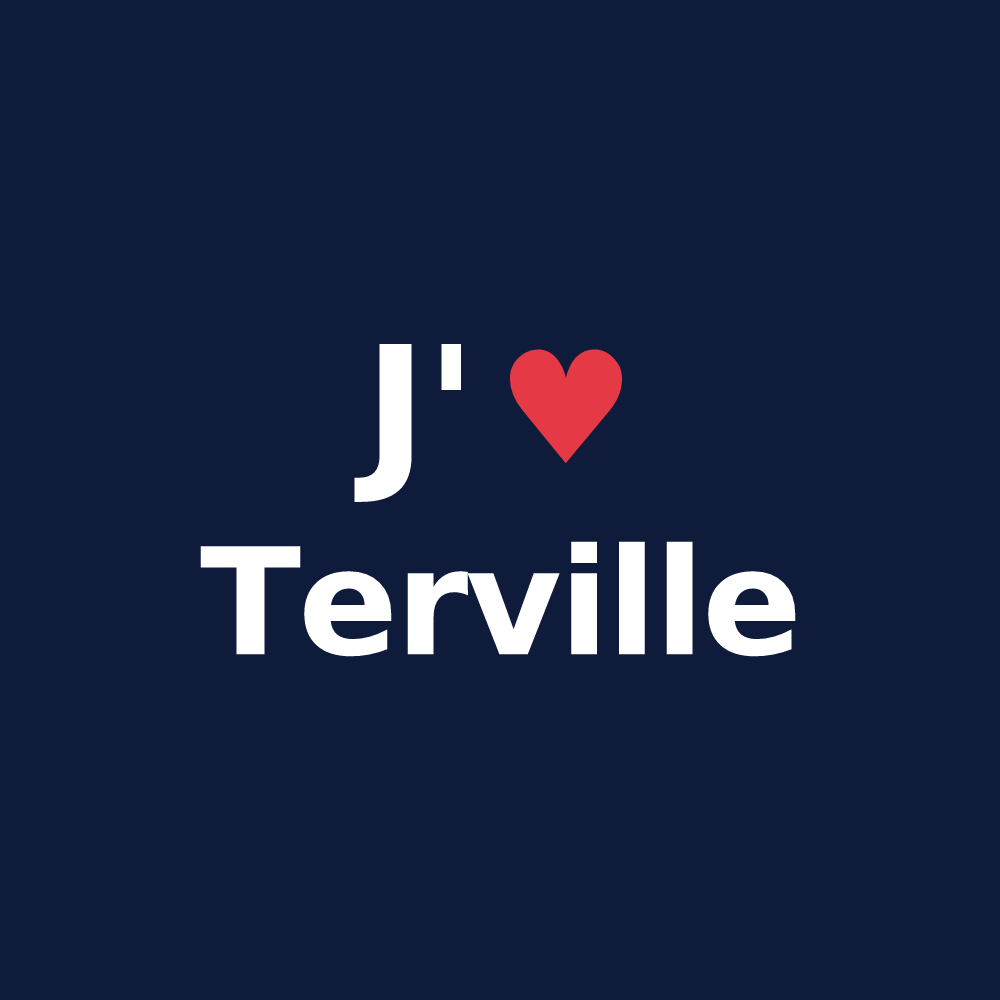 T-shirt personnalisé Terville — design J'aime Terville