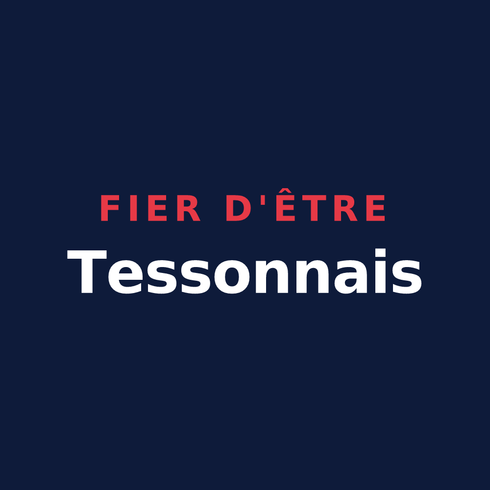 T-shirt « Fier d'être Tessonnais » — design pour Tesson