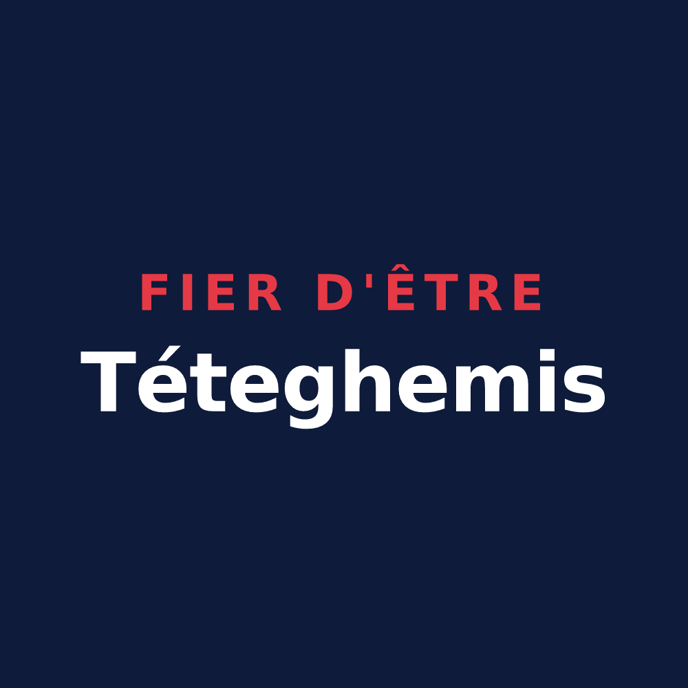 T-shirt « Fier d'être Téteghemis » — design pour Téteghem-Coudekerque-Village