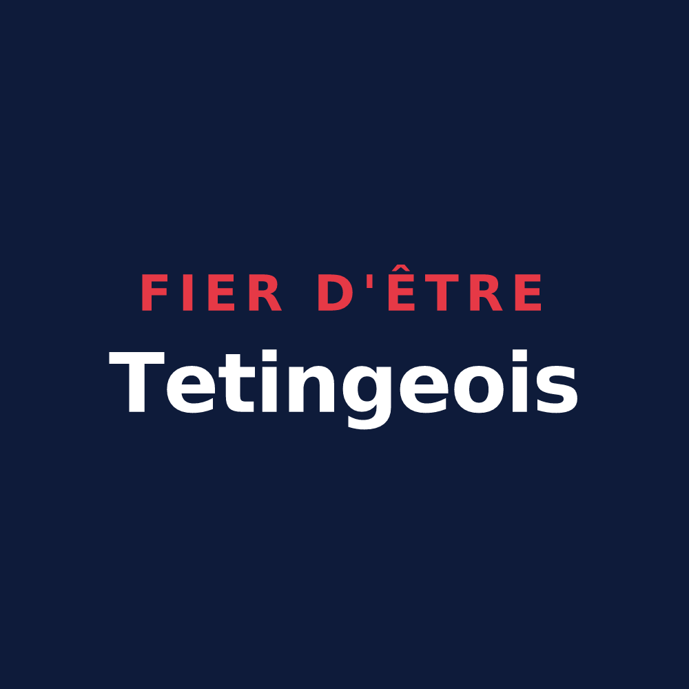 T-shirt « Fier d'être Tetingeois » — design pour Teting-sur-Nied