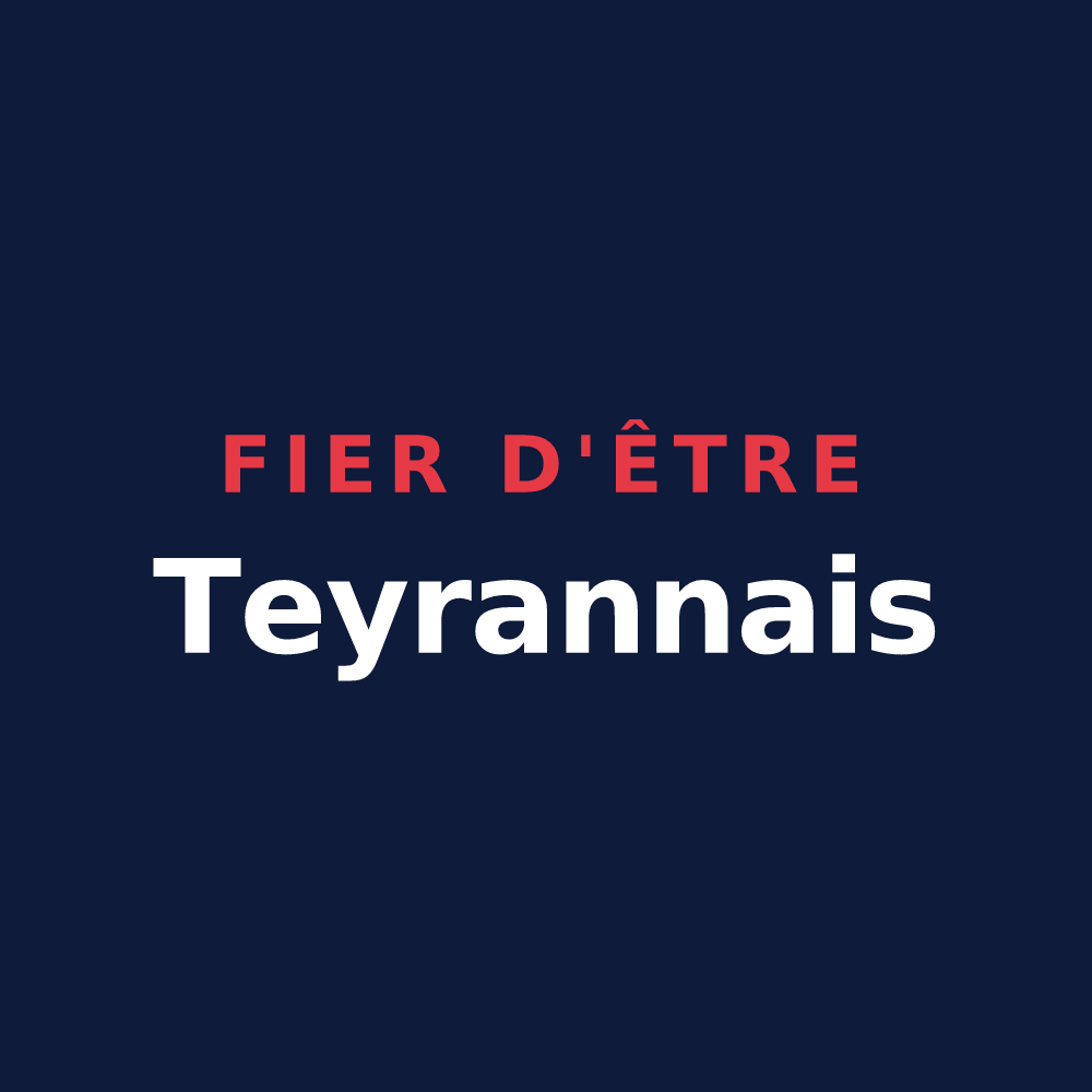 T-shirt « Fier d'être Teyrannais » — design pour Teyran