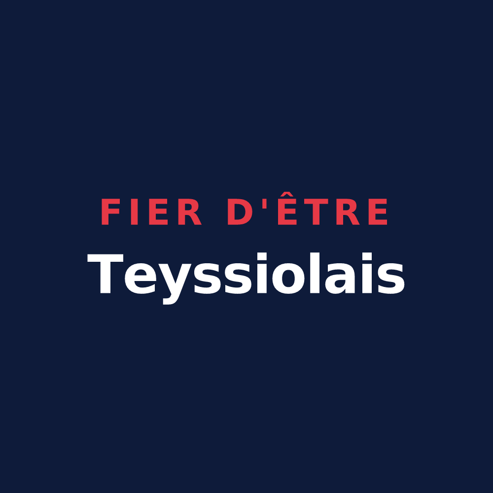 T-shirt « Fier d'être Teyssiolais » — design pour Teyssieu