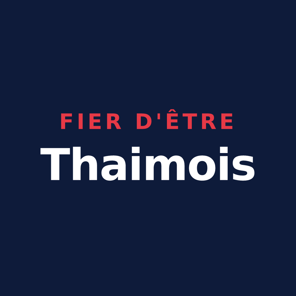 T-shirt « Fier d'être Thaimois » — design pour Thaims