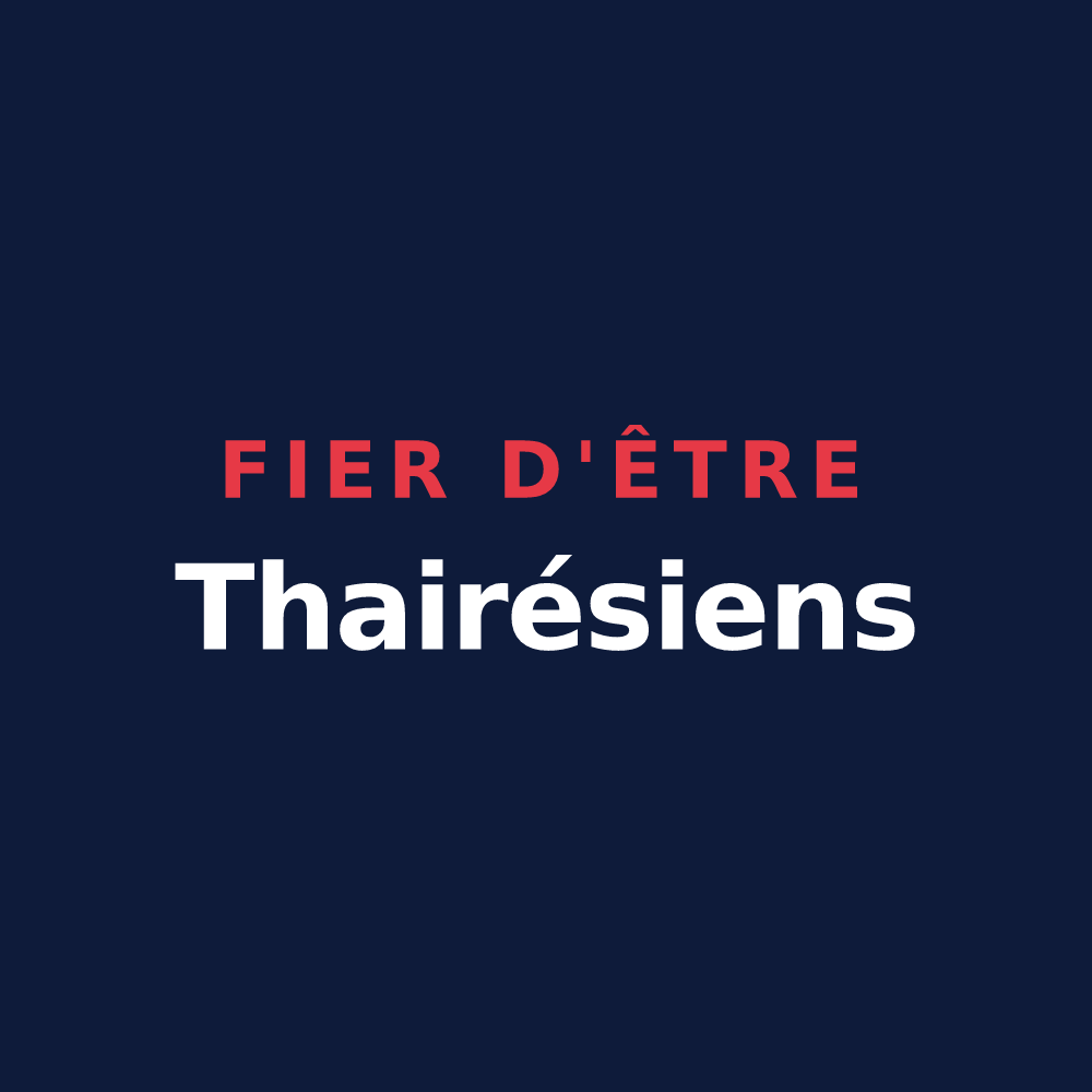 T-shirt « Fier d'être Thairésiens » — design pour Thairé