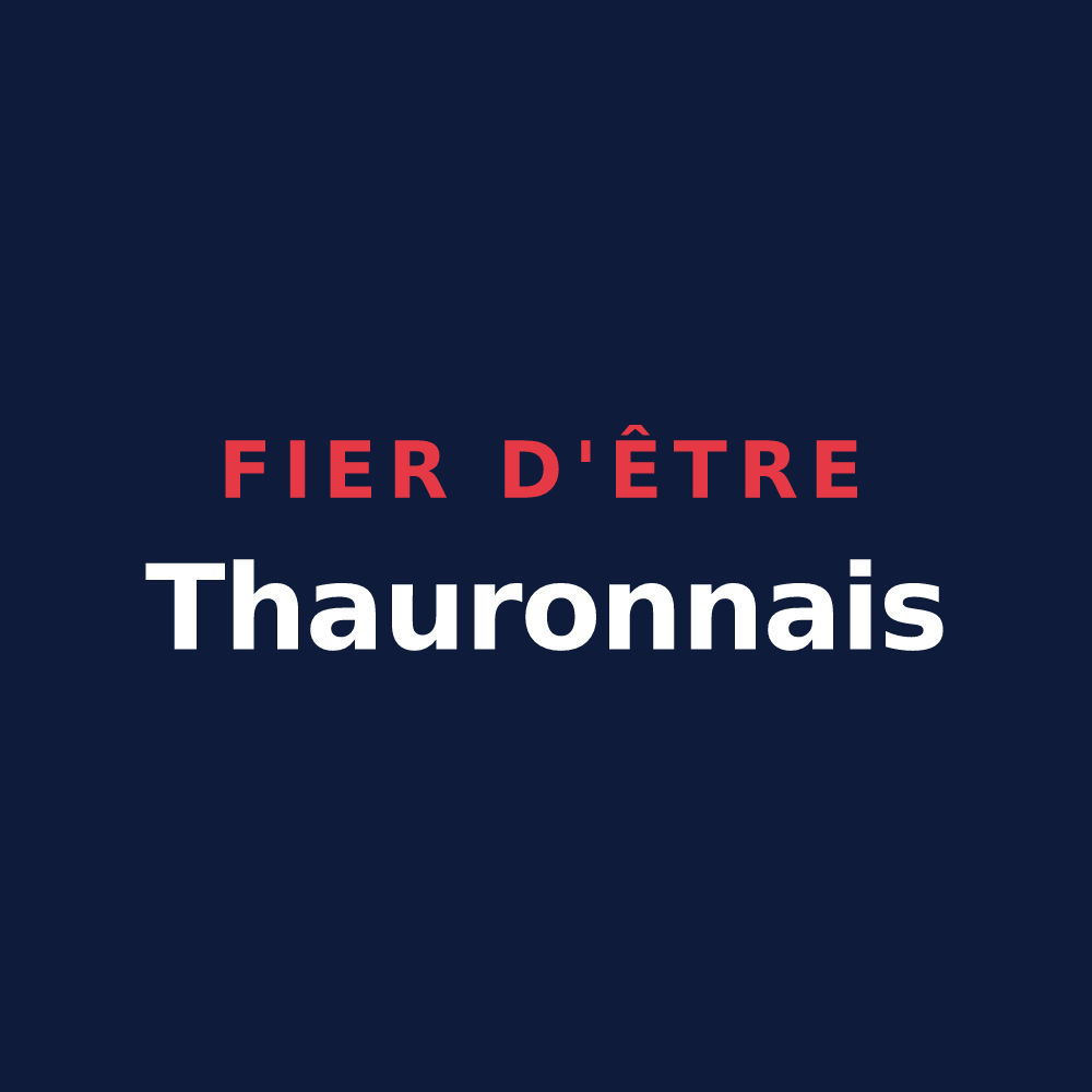T-shirt « Fier d'être Thauronnais » — design pour Thauron
