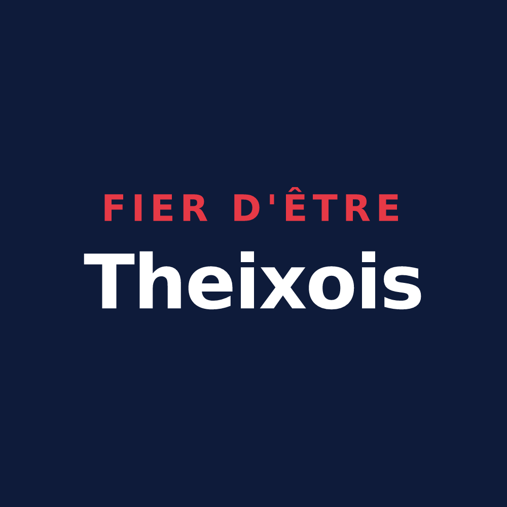 T-shirt « Fier d'être Theixois » — design pour Theix-Noyalo