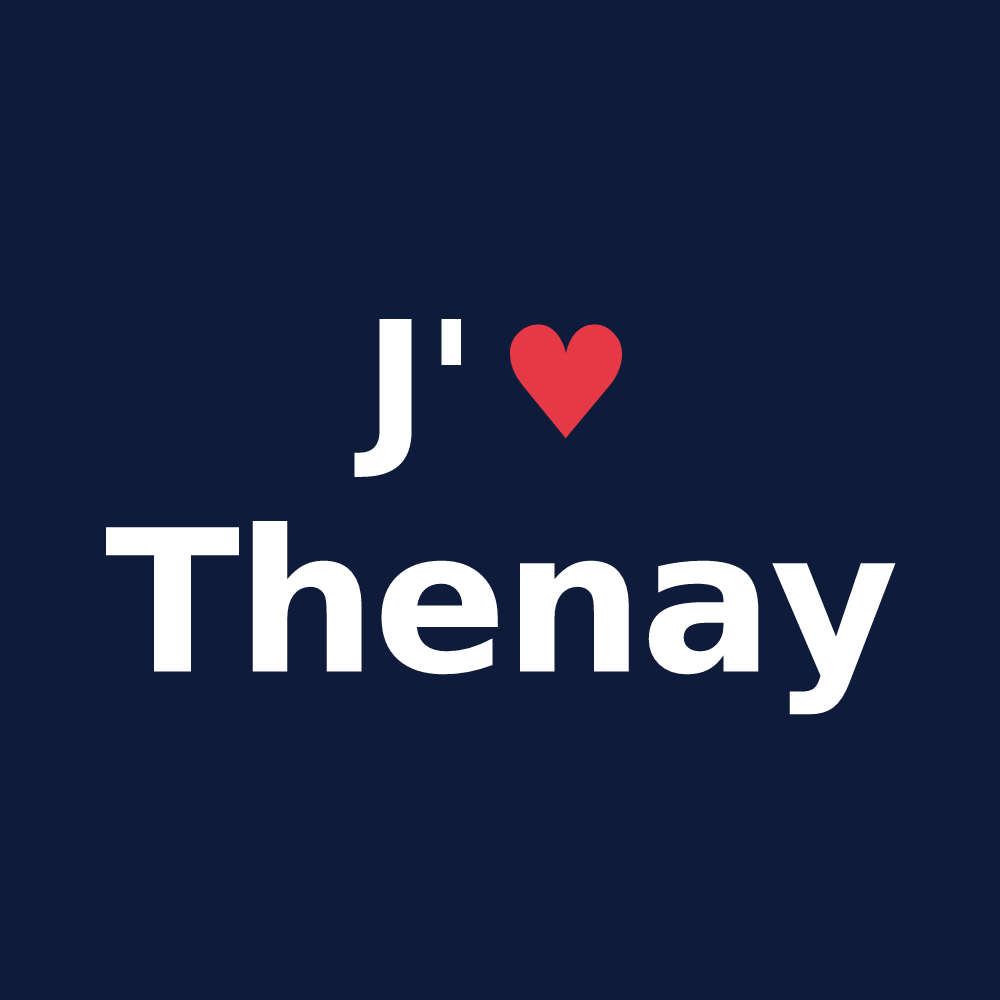 T-shirt personnalisé Thenay — design J'aime Thenay