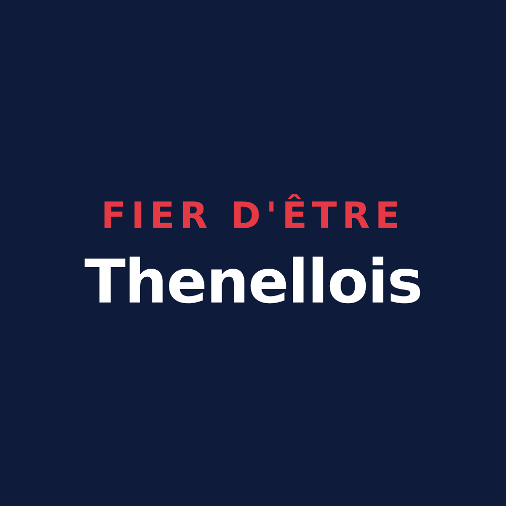 T-shirt « Fier d'être Thenellois » — design pour Thenelles