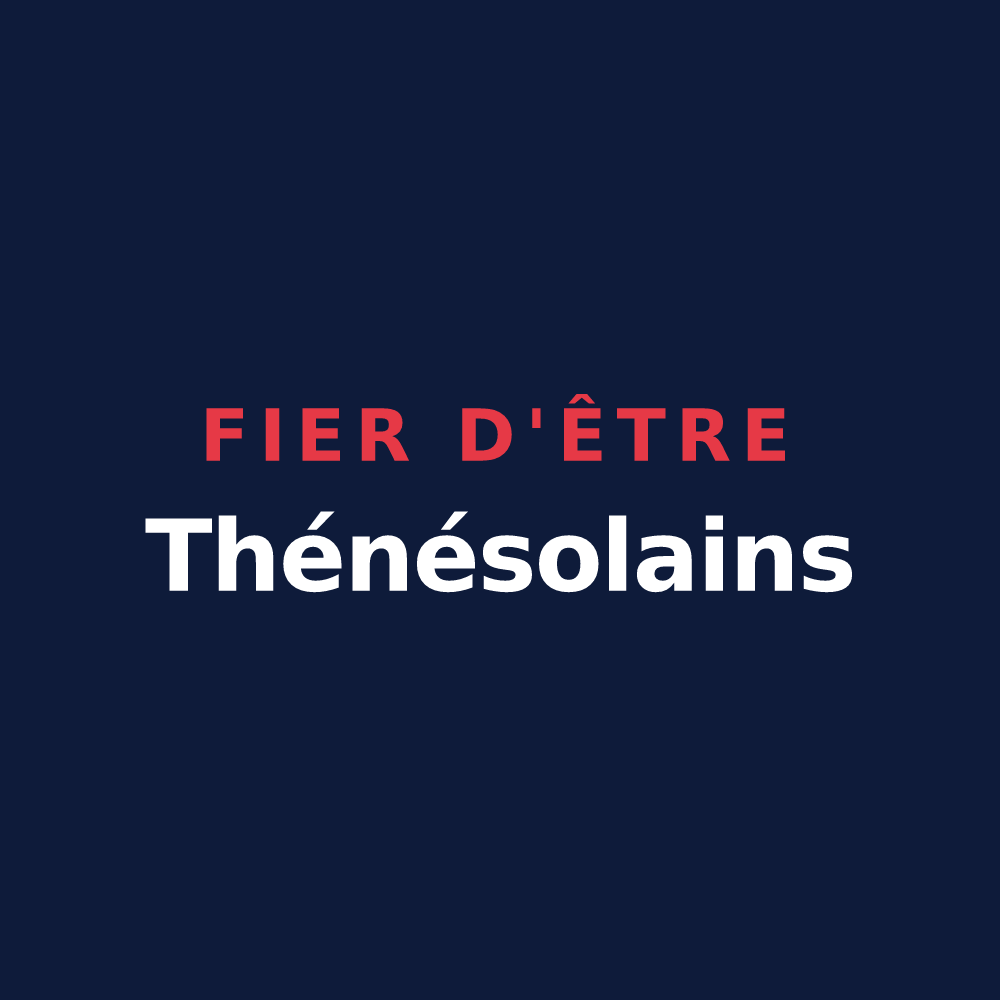 T-shirt « Fier d'être Thénésolains » — design pour Thénésol