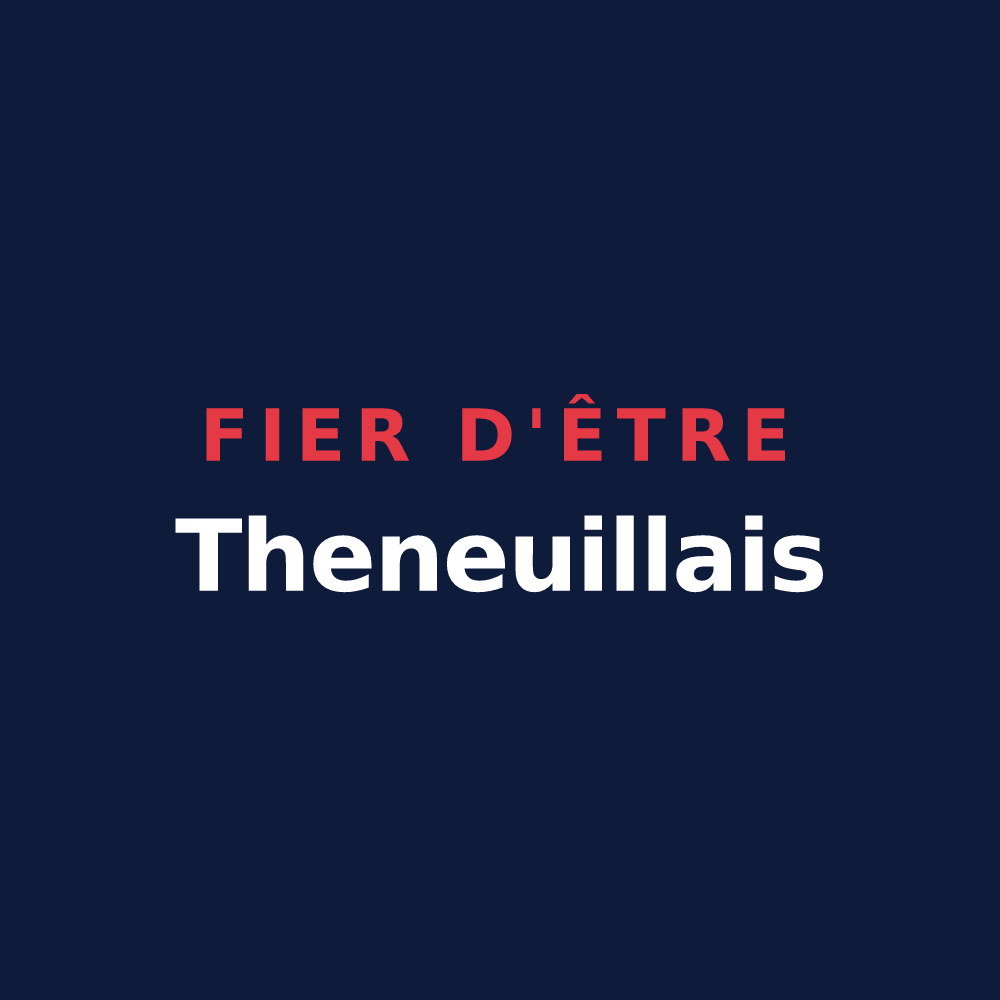 T-shirt « Fier d'être Theneuillais » — design pour Theneuil