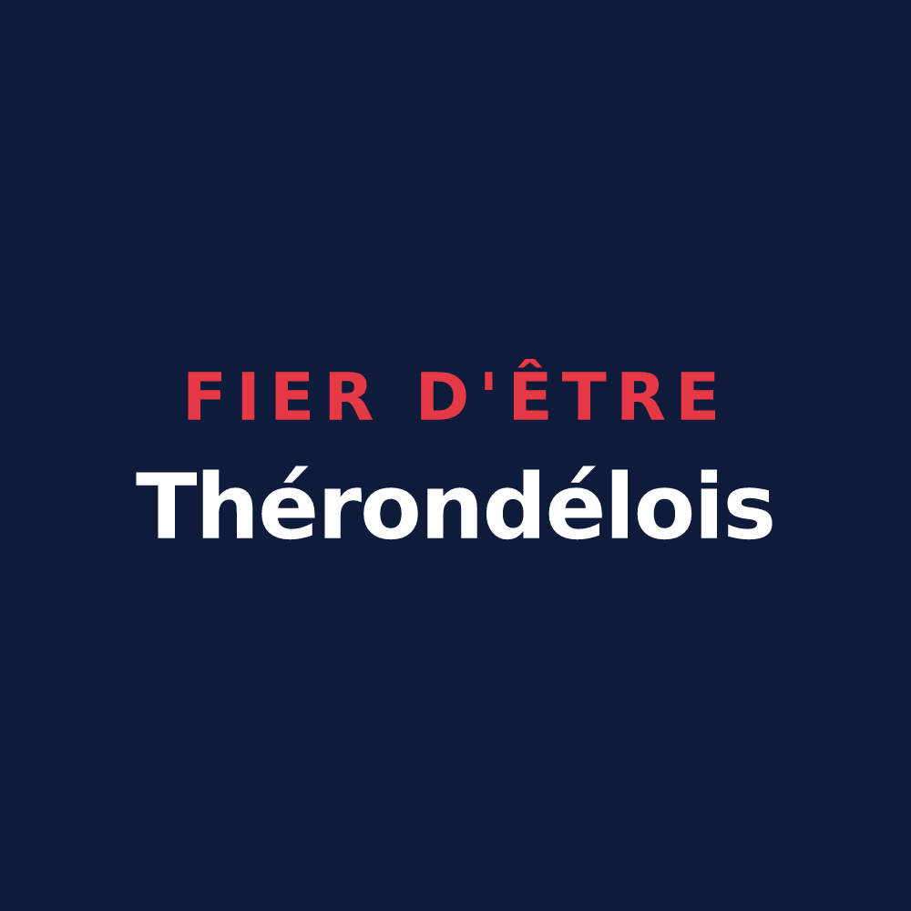 T-shirt « Fier d'être Thérondélois » — design pour Thérondels