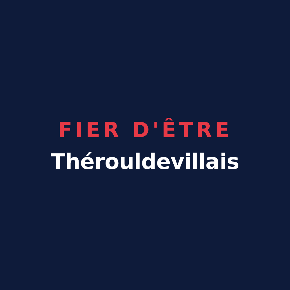 T-shirt « Fier d'être Thérouldevillais » — design pour Thérouldeville