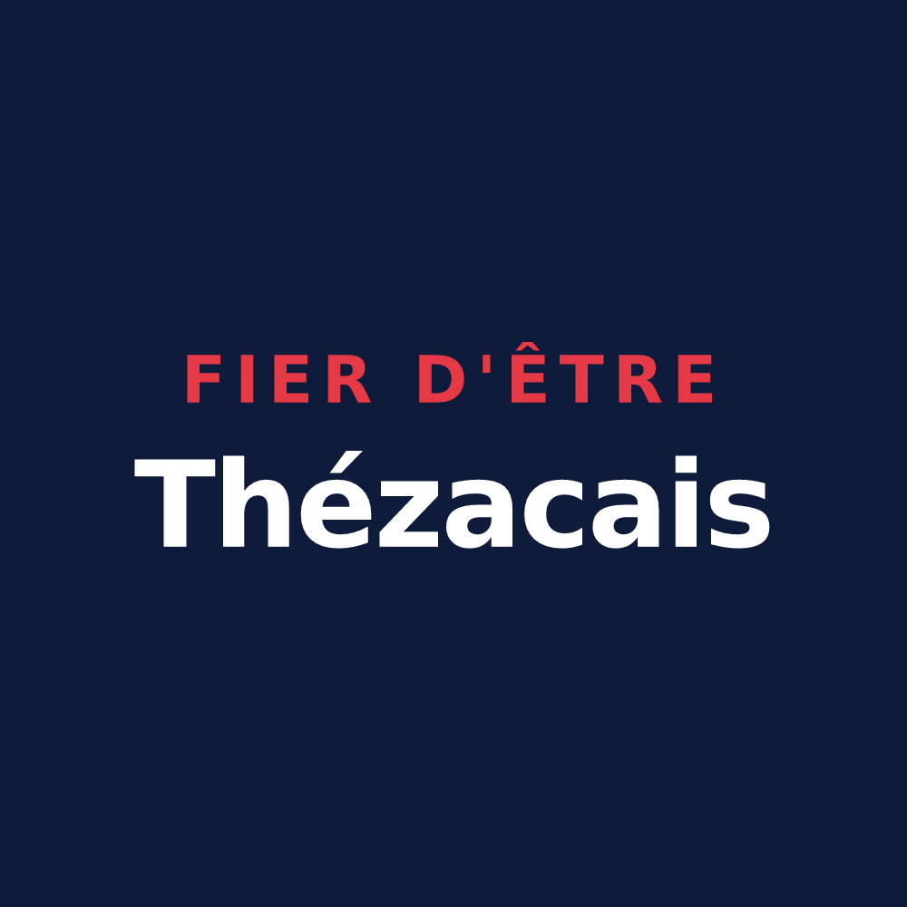 T-shirt « Fier d'être Thézacais » — design pour Thézac