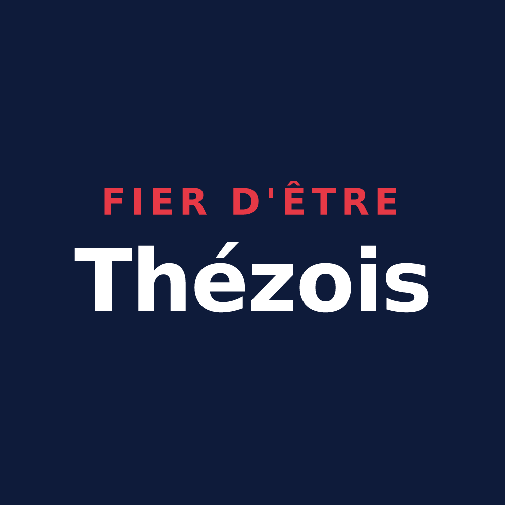 T-shirt « Fier d'être Thézois » — design pour Thèze